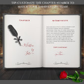 Creative Photo Storybook for Husband Anniversary カード