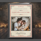 Creative Photo Storybook for Husband Anniversary カード