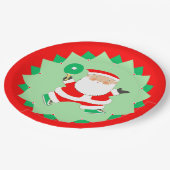 Creative Ping-Pong Holiday Party ペーパープレート (アングル)