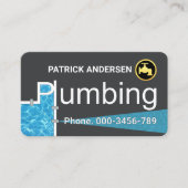 Creative Plumbing Pipes Leaking Faucet 名刺 (正面)