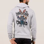 Creative Rabbit Street Art Design パーカ (裏面)