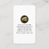 Creative Rooftop Building Roofer 名刺 (裏面)