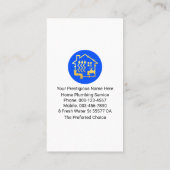 Creative Silver Piping Faucet Frame 名刺 (裏面)