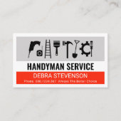 Creative Simple Handyman Tools Layer 名刺 (正面)