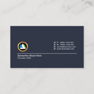 Creative Simple Minimalist Checkbox Company CEO 名刺