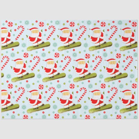 Creative Snowboarding Christmas Gift 薄葉紙 (正面)