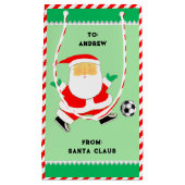 Creative Soccer Christmas Small Gift Bag スモールペーパーバッグ (正面)