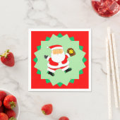 Creative Softball Christmas Holiday Party スタンダードカクテルナプキン (インサイチュ)