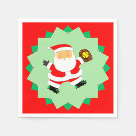 Creative Softball Christmas Holiday Party スタンダードカクテルナプキン
