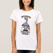 Creative Spark Magic Potion Retro Artist Mascot Tシャツ (正面)
