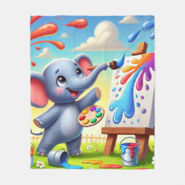 Creative Splash フリースブランケット