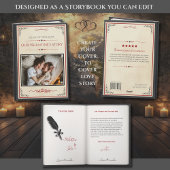 Creative Storybook Photo Husband Valentine’s Day カード