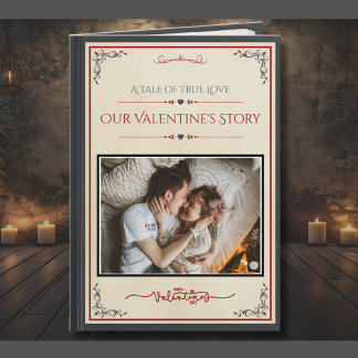 Creative Storybook Photo Husband Valentine’s Day カード