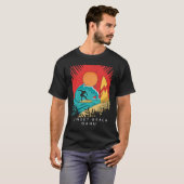 Creative Sunset Beach  Travel  Surf  Palm Tree  Oa Tシャツ (正面フル)