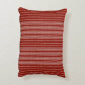 Creative Ticking Stripe – Heritage Rust アクセントクッション (裏面(縦))