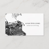 Creative Typewriter Professional Black and White 名刺 (正面)