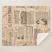 Creative vintage style background. Paper texture. シェルパブランケット (正面(横))