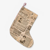 Creative vintage style background. Paper texture. スモールクリスマスストッキング (正面 (吊り時))