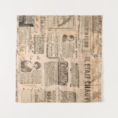 Creative vintage style background. Paper texture. タペストリー (正面(横))