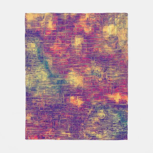 Creative vintage surface texture, close up grunge フリースブランケット (正面)