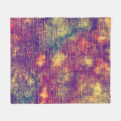 Creative vintage surface texture, close up grunge フリースブランケット (正面(横))