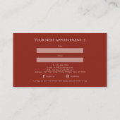 Creative Watercolor Tattoo Artist Appointment  名刺 (裏面)