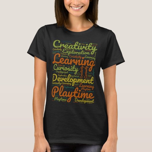 Creativity Learning Development Inspirational Scho Tシャツ (正面)