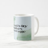 Creativity Takes Courage オプション2 コーヒーマグカップ (正面右)