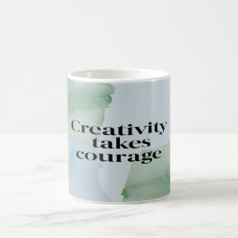 Creativity Takes Courage オプション2 コーヒーマグカップ