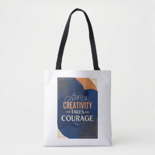 Creativity Takes Courage オプション3 トートバッグ