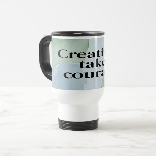 Creativity Takes Courage 2 トラベルマグ (正面左)