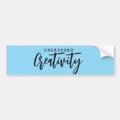 creativity unleashed バンパーステッカー (正面)