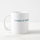 Creator of Worlds Mug：作家への贈り物として最適 コーヒーマグカップ (左)