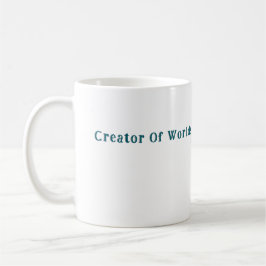 Creator of Worlds Mug：作家への贈り物として最適 コーヒーマグカップ