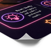 Creator Setup Essentials Neon Poster | ポスター (角)