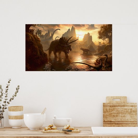 CREATOUS SUNSET by Kerem Beyit ポスター (キッチン)