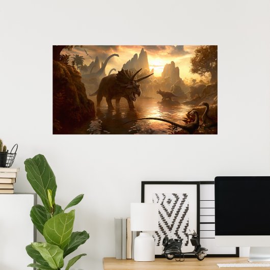 CREATOUS SUNSET by Kerem Beyit ポスター (ホームオフィス)