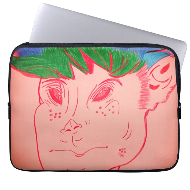 Creature Features Animation Laptop Sleeve ラップトップスリーブ (正面)