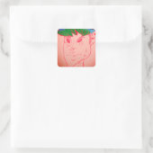 Creature Features Animation Square Stickers スクエアシール (バッグ)