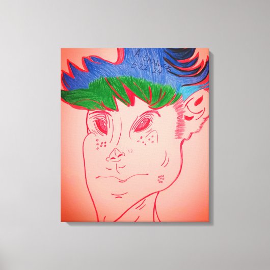 Creature Features Animation Stretched Canvas Print キャンバスプリント (正面)