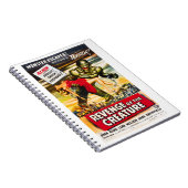 Creature Monster Vintage Style Movie Poster  ノートブック (右側)