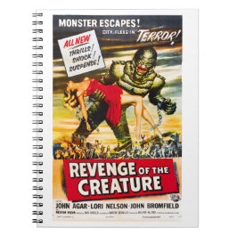 Creature Monster Vintage Style Movie Poster  ノートブック