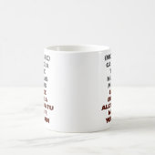 CRECE BRILLA REGALO PERSONALIZADO PARA (NOMBRE)  コーヒーマグカップ (中央)