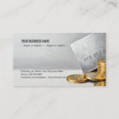 Credit Card and Gold Coins f854 名刺 (裏面)