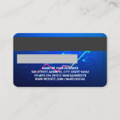 Credit | Debit Card | Financials | Stock Charts 名刺 (裏面)