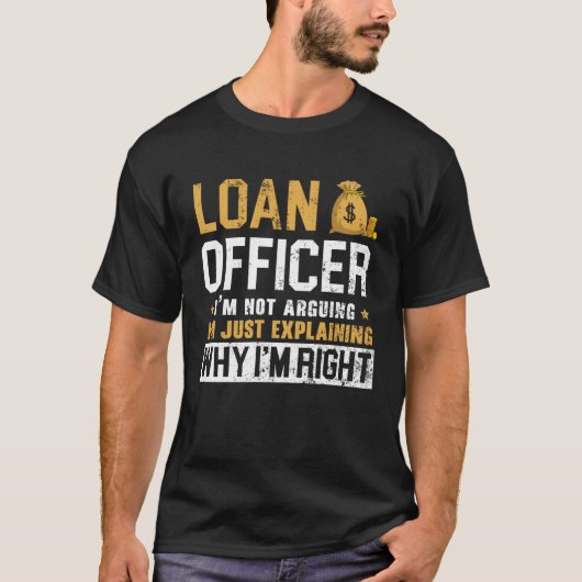 Credit Officer Job Profession Debt Loan Officer  2 Tシャツ (正面)