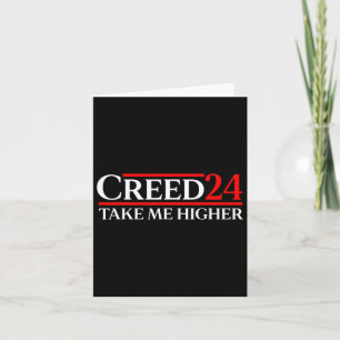 Creed 24アメリカ合衆国より高い旗を持って行く カード