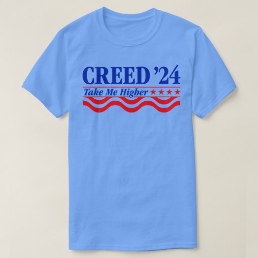 Creed 24 Take Me Higher おもしろい Creed 2024 Baseball Tシャツ (デザイン正面)