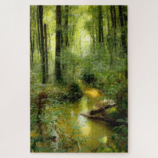 CREEK IN THE WOODS Jigsaw Puzzle ジグソーパズル (縦)