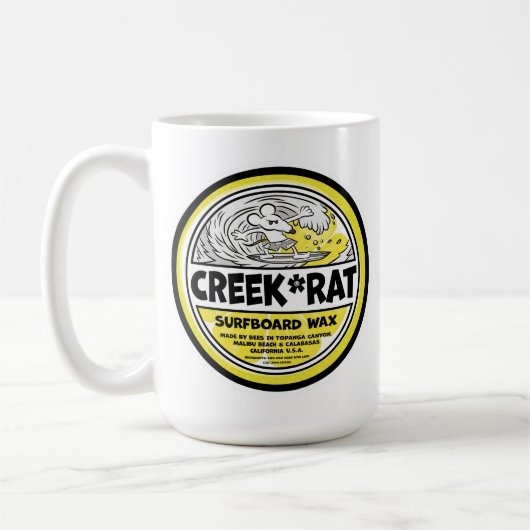 Creek Rat - Creekrat Cartoon Studios コーヒーマグカップ (左)